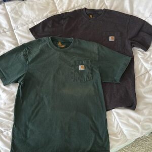 Carhartt pocket tees gently worn